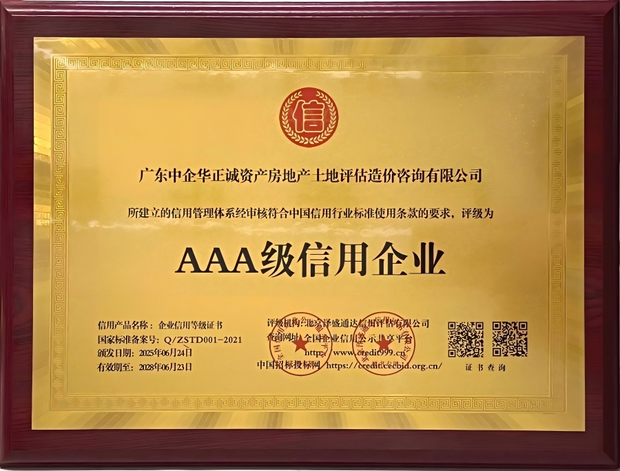 AAA級信用企業(yè)